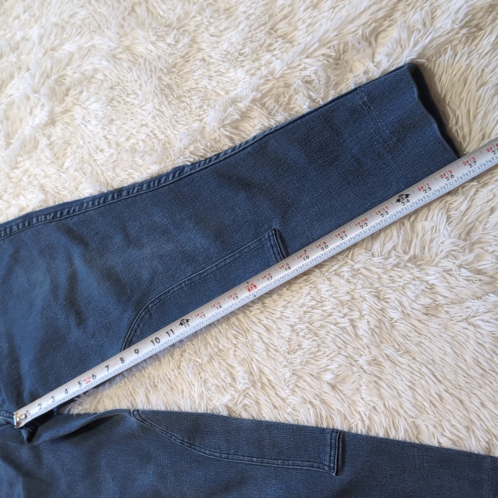Y2K Vintage Steeds Riding Wear High Waist Stretch Denim Knee Patch Jeans - Picture 14 of 14